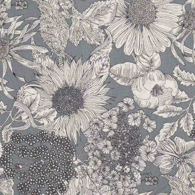 sosotto ソソット LIBERTYPRINTチビ衿ピンタック前開きワンピース 総柄