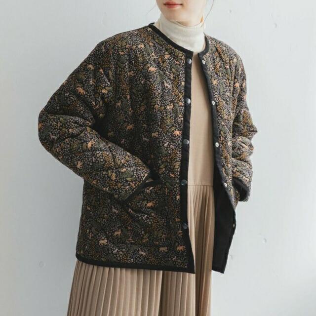 sosotto ソソット LIBERTYコーデュロイキルティングノーカラー