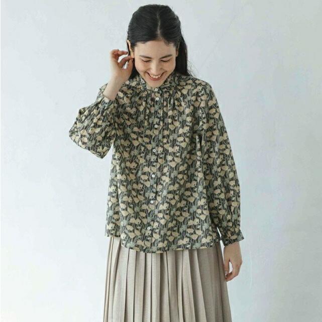 sosotto（ソソット） sosotton 日本製 猫 フリル LIBERTYタナローン