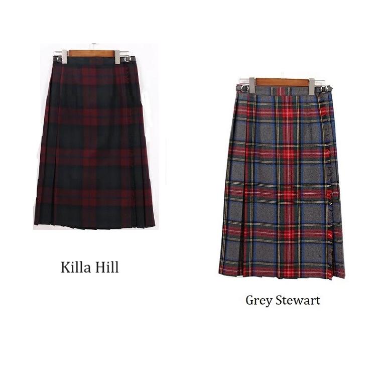 美品✨オニールオブダブリン ミディアム丈 ラップスカート ブラックスチュアート オニールオブダブリン O'NEIL OF DUBLIN スカート 2024fw