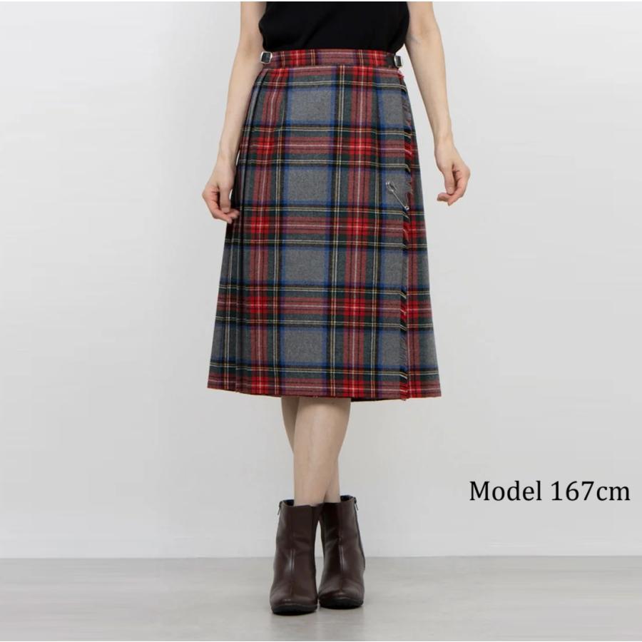 極美品✨オニールオブダブリン 切り替え プリーツ ラップスカート ウール オニール オブ ダブリン O'NEIL OF DUBLIN スカート ウール100