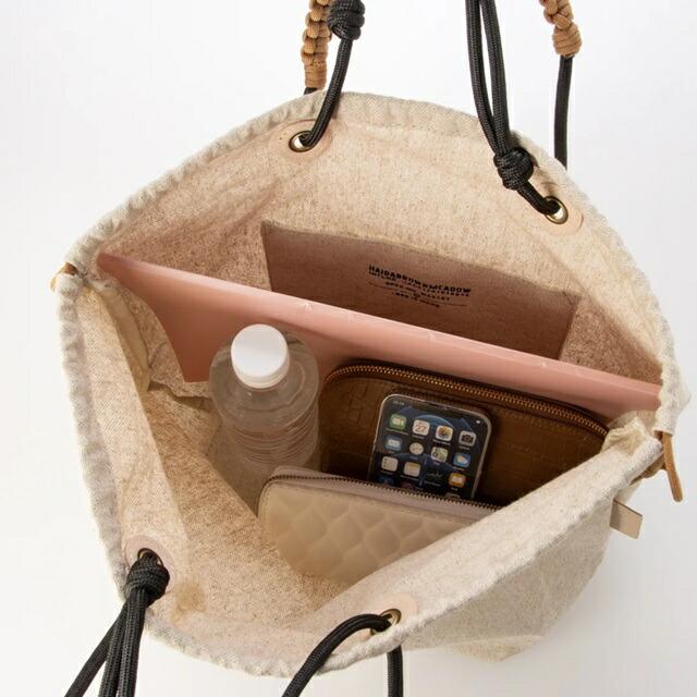 HAIDA ハイダ ハンド バッグ リネントートバッグ レディース 巾着 