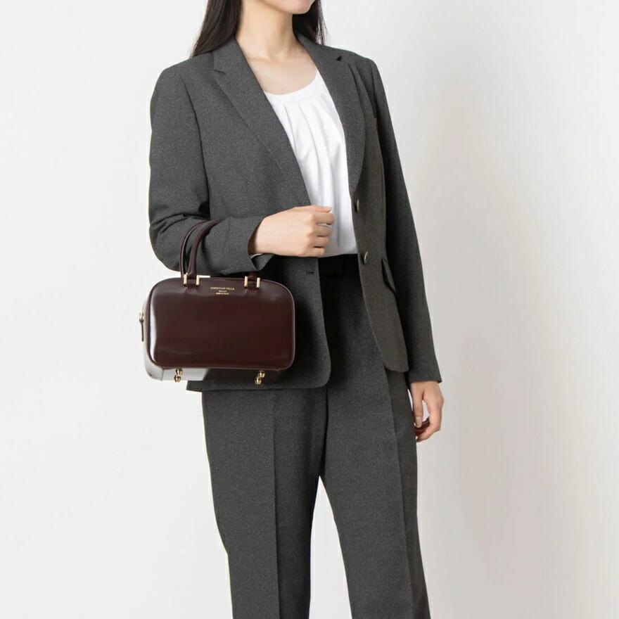 るー⭐︎ christian villa バッグ　2way BLACK CHRISTIAN VILLA クリスチャンヴィラ ハンド バッグ 2WAY ショルダー