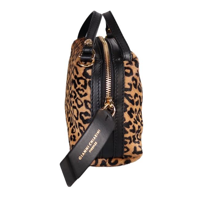 GIANNI CHIARINI ヒョウ柄ハンドバッグ GIANNI CHIARINI ヒョウ柄ハンドバッグ 【公式通販】
