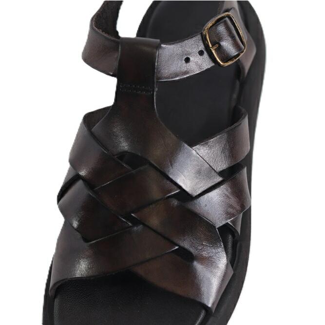 BRADOR ブラドール サンダル レディース 本革 レザー 牛革 シンプル 夏