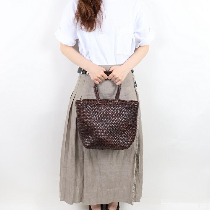 GRACE BASKET SMALL Dragon Diffusion ベージュ dragon-diffusion-woven-leather
