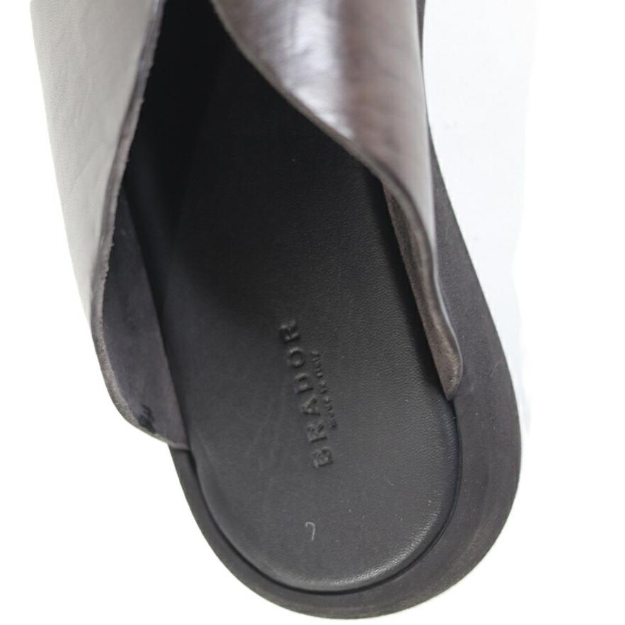 BRADOR ブラドール サンダル メンズ 本革 レザー 牛革 シンプル