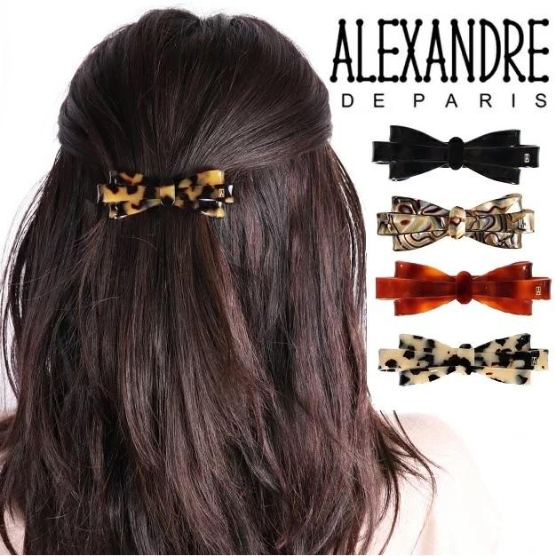 アレクサンドルドゥパリ バレッタ ALEXANDRE DE PARIS AA6-6804-05 ヘアーアクセサリー ループリボン CLASSIQUE レディース アクセサリー BARRETTE｜carre-store