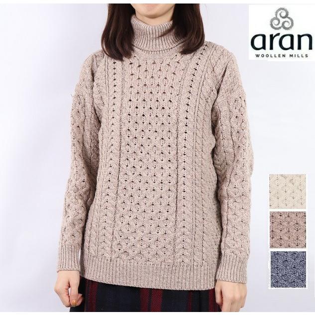Sale Aran Woollen Mills アラン ウーレンミルズ タートルネック レディース ボトルネック セーター メリノウール ドルマン スリーブ アランニット Aranwoollenmills A8 Carre 通販 Yahoo ショッピング