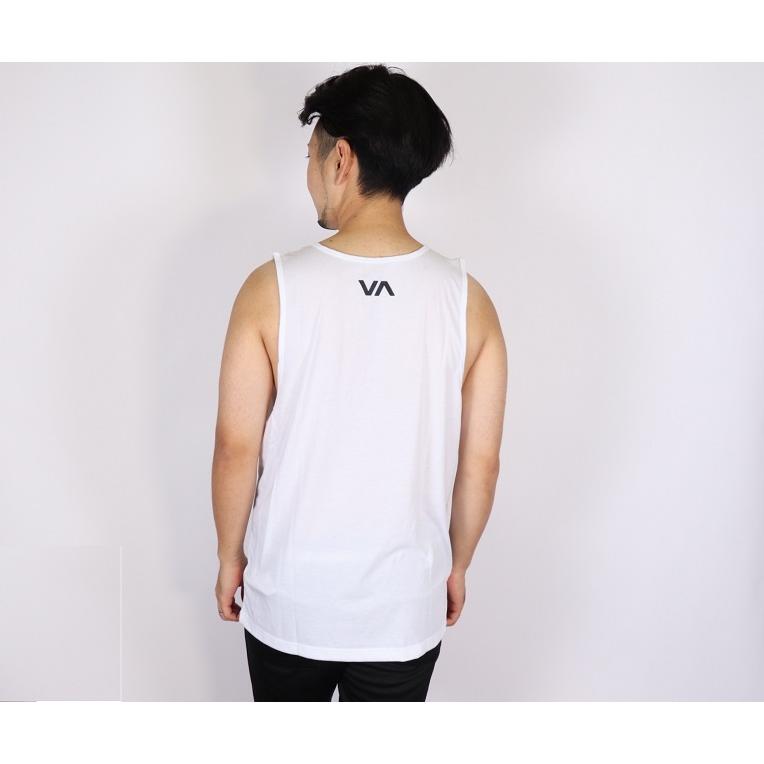 RVCA ルーカ タンクトップ ノースリーブ Tシャツ ICON TANK タンク 格闘技 ジムウェア ティーシャツ サーフ スポーツ ジム カリフォルニア カップルコーデ｜carre-store｜05