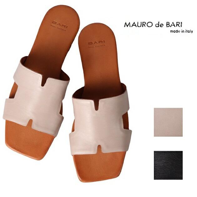 MAURO de BARI マウロ デ バーリ レザー サンダル レディース 本革 