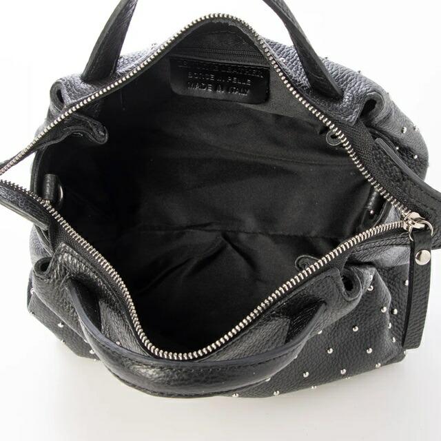 MALRON FIRENZE マルロン　スタッズバッグ(バッグインバッグ付き) MARLON FIRENZE マーロンフィレンツェ レザーハンドバッグ スタッズ