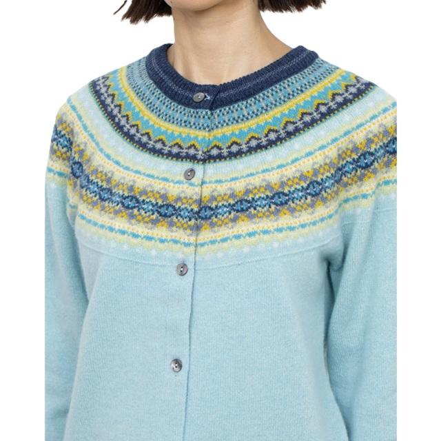 ERIBE（エリベ） レディース ショート丈カーディガン ニット セーター