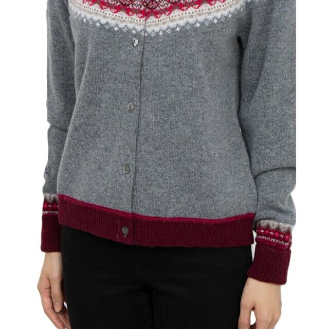 ERIBE（エリベ） レディース ショート丈カーディガン ニット セーター