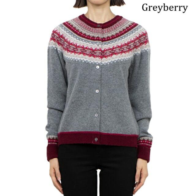 ERIBE（エリベ） レディース ショート丈カーディガン ニット セーター