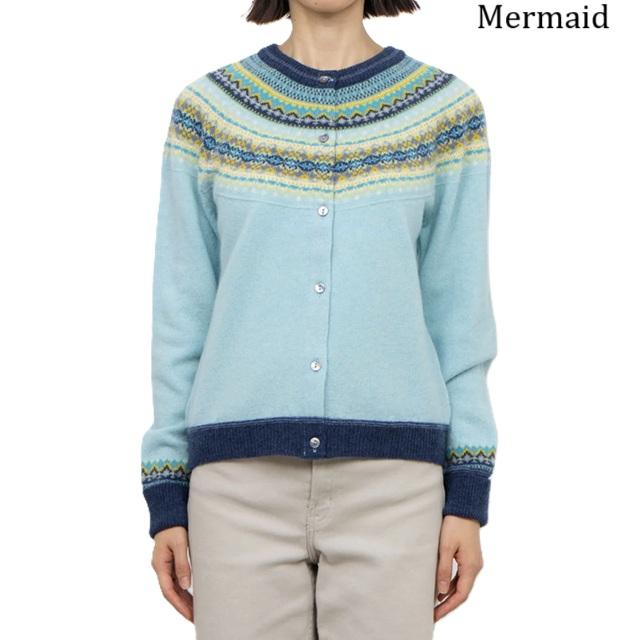 ERIBE（エリベ） レディース ショート丈カーディガン ニット セーター