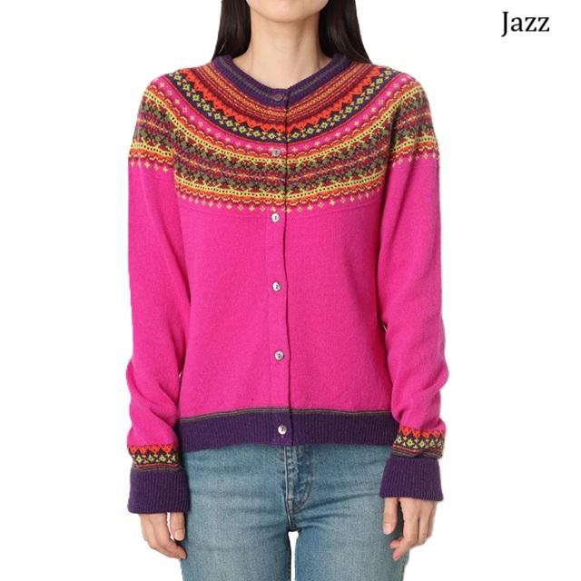 ERIBE（エリベ） レディース ショート丈カーディガン ニット セーター