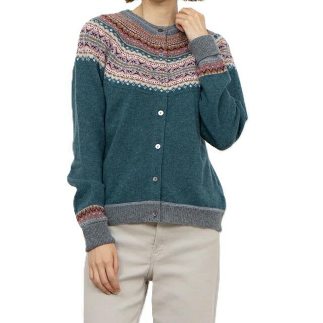 ERIBE エリベ ショートカーディガン ニット ノルディック メリノ