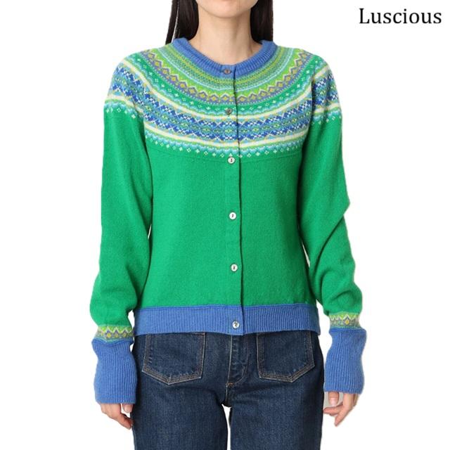 ERIBE（エリベ） レディース ショート丈カーディガン ニット セーター