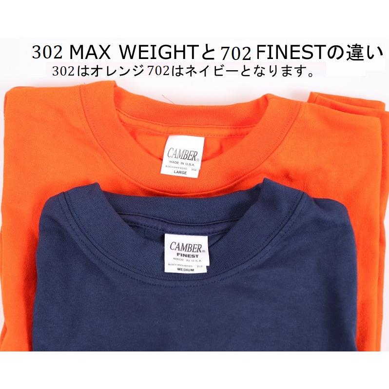 CAMBER キャンバー 702 Tシャツ メンズ レディース 無地 半袖 厚手 クルーネック MADE IN USA 肉厚 米国製  シンプル Uネック ポケットTシャツ ス カットソー｜carre-store｜19