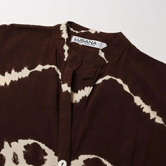 LUSANA ルサナ ワンピース レディース 26SS レーヨン100% フレア 冷感 涼し気 袖 26SS リゾート_5