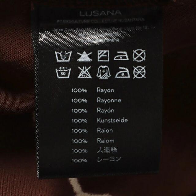 LUSANA ルサナ ワンピース レディース 26SS レーヨン100% フレア 冷感 涼し気 袖 26SS リゾート_9