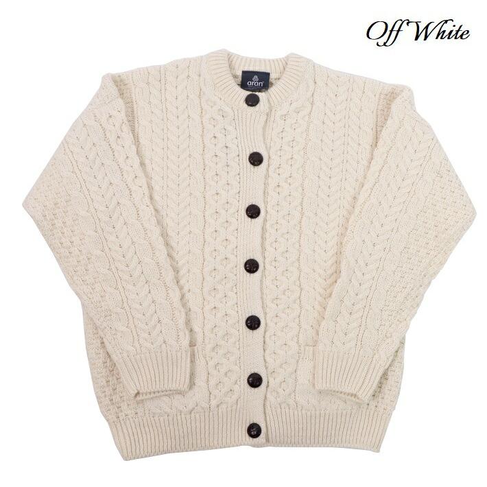 アランウーレンミルズ カーディガン aran woollen mills メリノウール