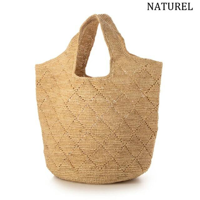 human woman／【ＩＶＡＨＯＮＡ】ラフィアトートバッグ human woman／【IVAHONA】ラフィアトートバッグ human woman