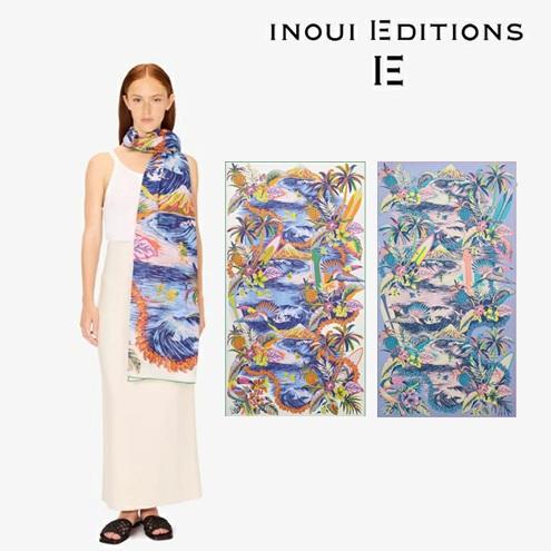 INOUI EDITIONS イヌイエディションズ コットン ストール REVERIE