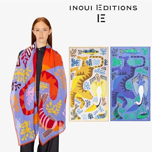 INOUI EDITIONS イヌイエディションズ コットン ストール REVERIE
