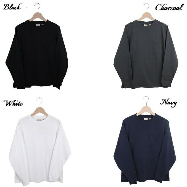 グッドウェア GOOD WEAR ロンT 長袖 tシャツ ポケット付き メンズ