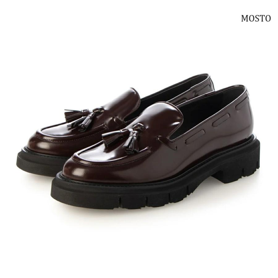ほぼ未使用 asics ジーロ タッセルローファー キルタッセル レディース G.H.BASS キルトタッセルローファー レディース WINE LEATHER