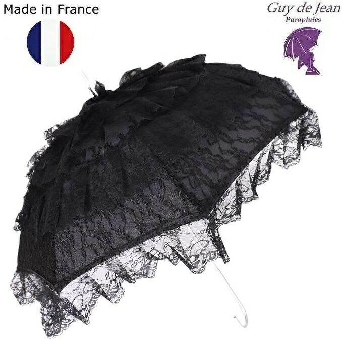 GUY DE JEAN ギドゥジャン ワンタッチ 傘 CANCAN レース 日傘 GUY DE JEAN ギドゥジャン ワンタッチ 傘 CANCAN レース 日傘