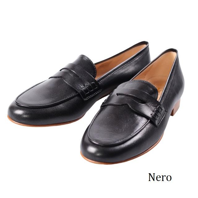 Luca Grossi 黒 レザー ローファー 36サイズ イタリア製