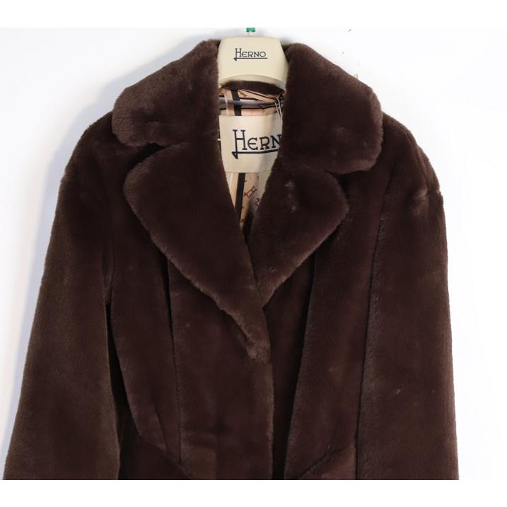 HERNO（ヘルノ） ファーコート レディース CA0409D ガウンコート