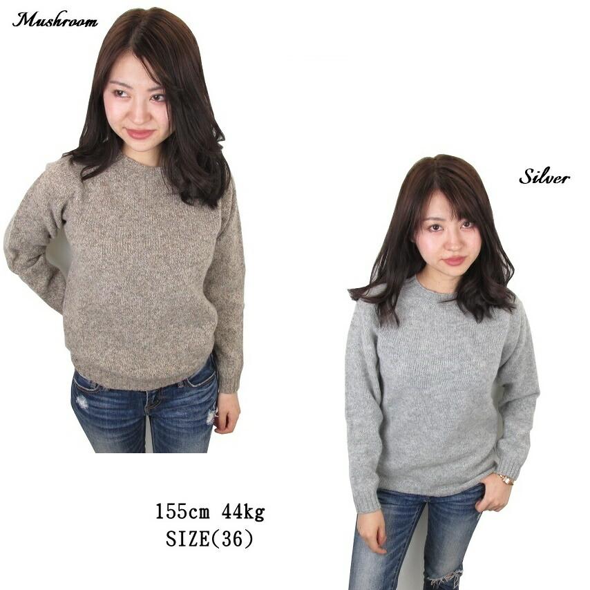 ハーレーオブスコットランド レディース Harley of scotland CREW NECK