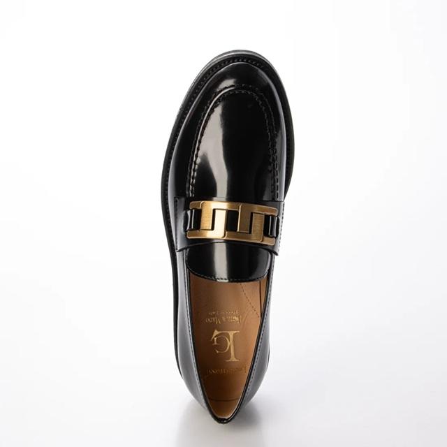 新品未使用　ルーカ グロッシ イタリア製 牛革レザー 　ローファー Luca Grossi（ルカグロッシ） ビットローファー 本革 厚底