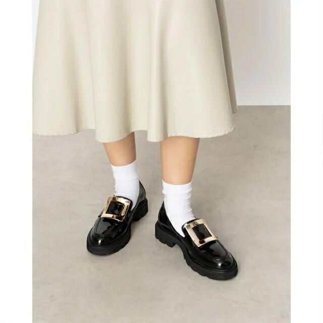 新品未使用　ルーカ グロッシ イタリア製 牛革レザー 　ローファー ルカ グロッシ Luca Grossi ビットローファー （ブラック