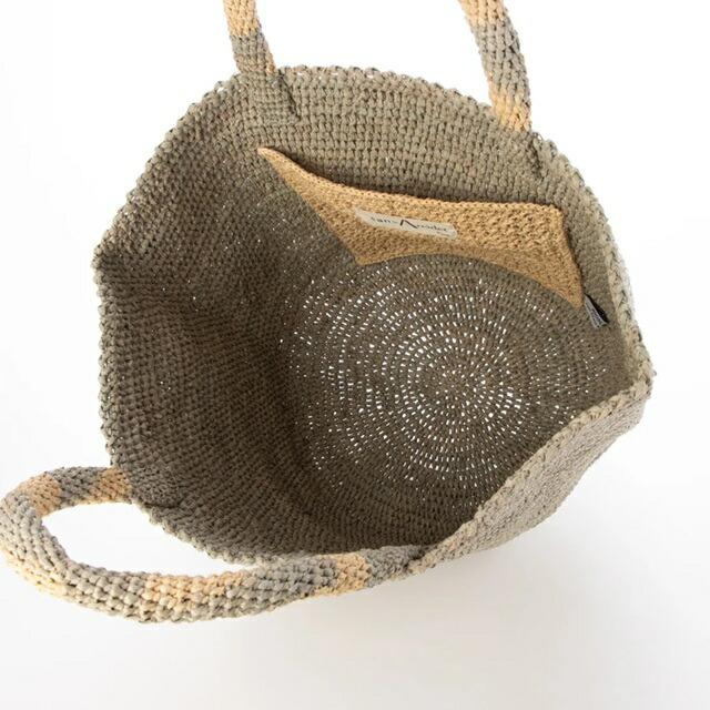 Sans Arcidet サンアルシデ KAPITY BAG CVEG レザーハンドル かご カゴ