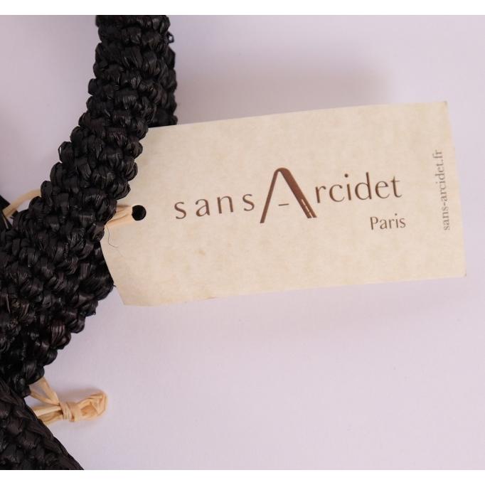 Sans Arcidet サンアルシデ KAPITY BAG CVEG レザーハンドル かご カゴバッグ トートバッグ レディース ラフィア_18