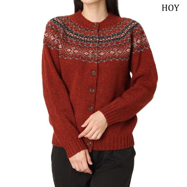 ハーレーオブスコットランド カーディガン L4999/3HB レディース