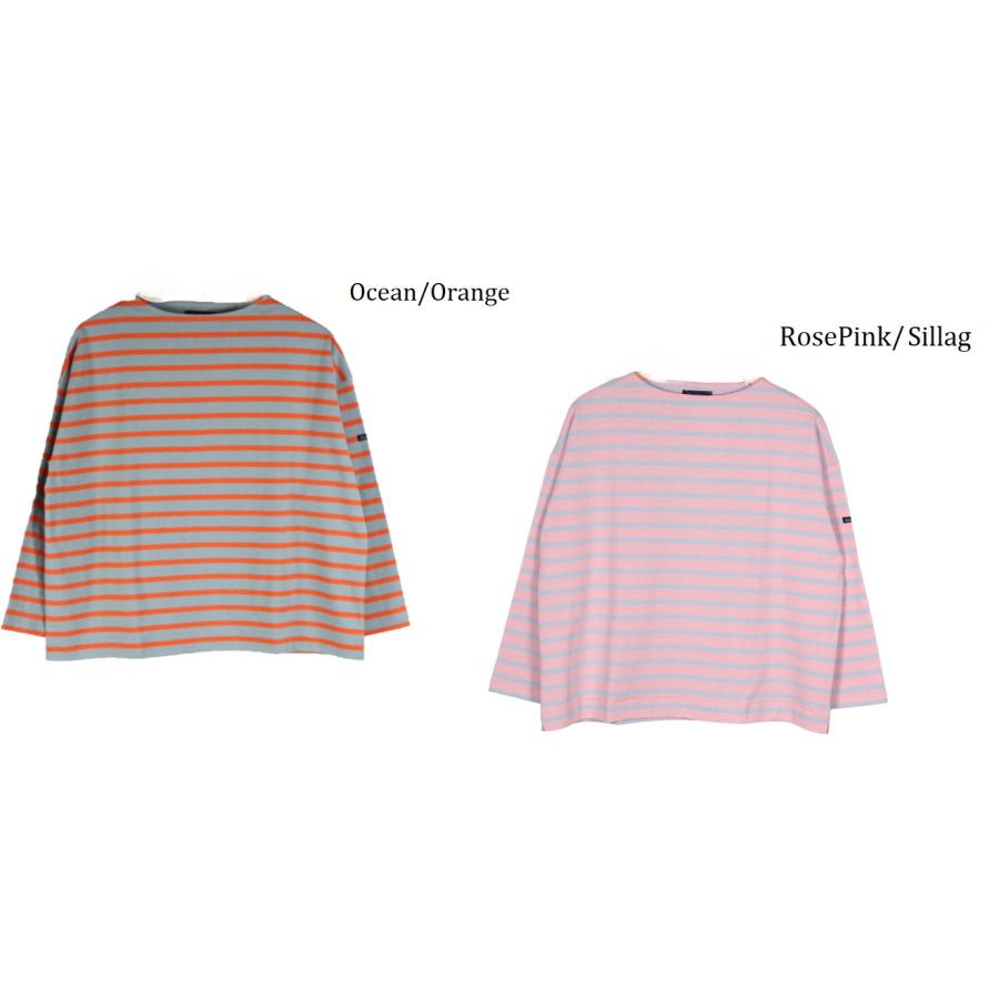 ルミノア Le minor ボーダー バスクシャツ ビッグシルエット フランス