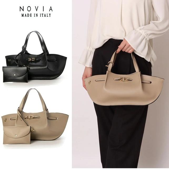 NOVIA 本革スエード　イタリア製　バッグ NOVIA 本革スエードイタリア製バッグ