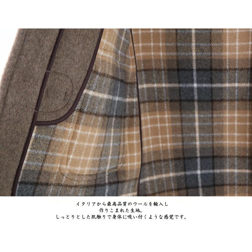 クリスマスカラー✨　ロンドントラディション　ダッフルコート　チェック柄　Lサイズ ロンドントラディション ダッフルコート LONDON TRADITION M11 LT01