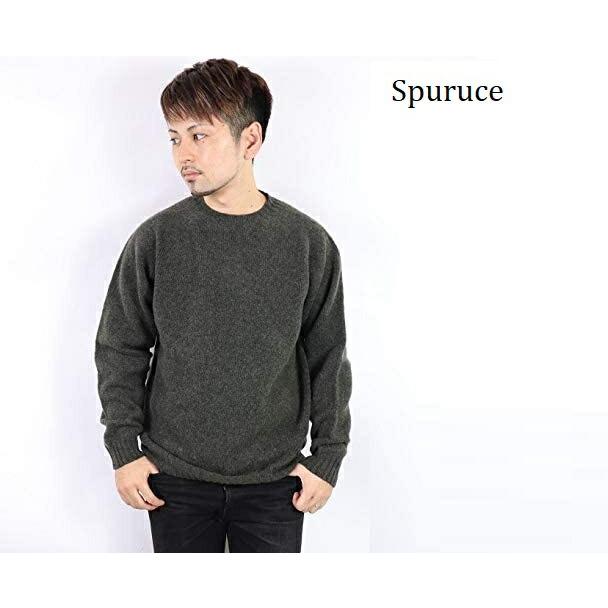 ハーレーオブスコットランド　 ブラック ニットセーター 36 初売りセール) ハーレーオブスコットランド Harley of scotland メンズ