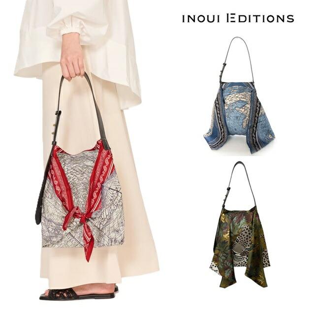 イヌイエディションズ スカーフバック イヌイエディションズ INOUI EDITIONS ハンドバッグ スカーフバッグ