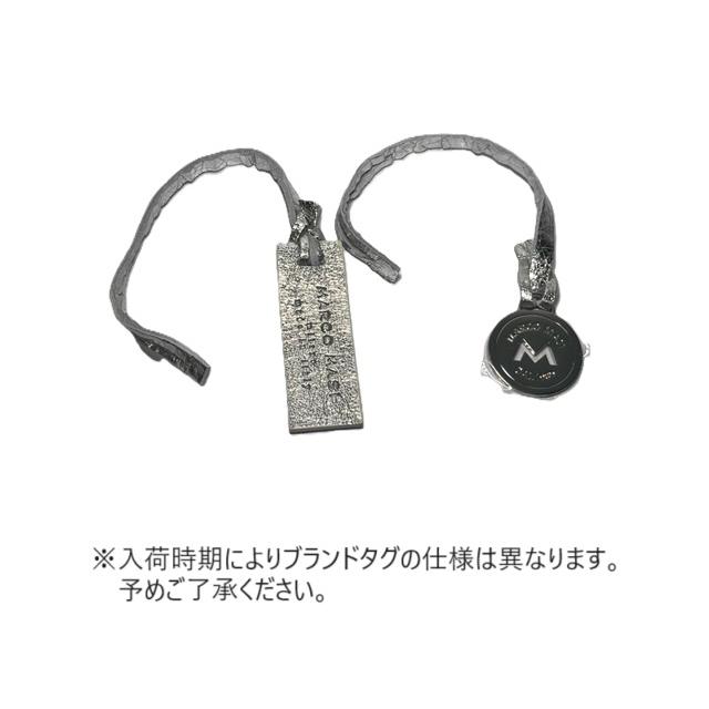 マルコマージ Marco Masi  トートバッグ 2WAY 2863 トート パイソン シルバー バッグ イタリア製 A4 通勤 大容量 2WAYの画像