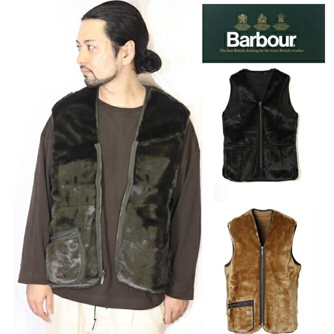 BARBOUR バブアー ベスト WARM PILE WAISTCOAT ZIP-IN LINER VEST 