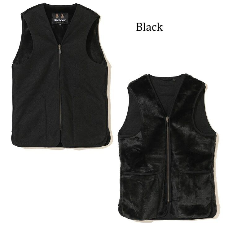 BARBOUR バブアー ベスト WARM PILE WAISTCOAT ZIP-IN LINER VEST