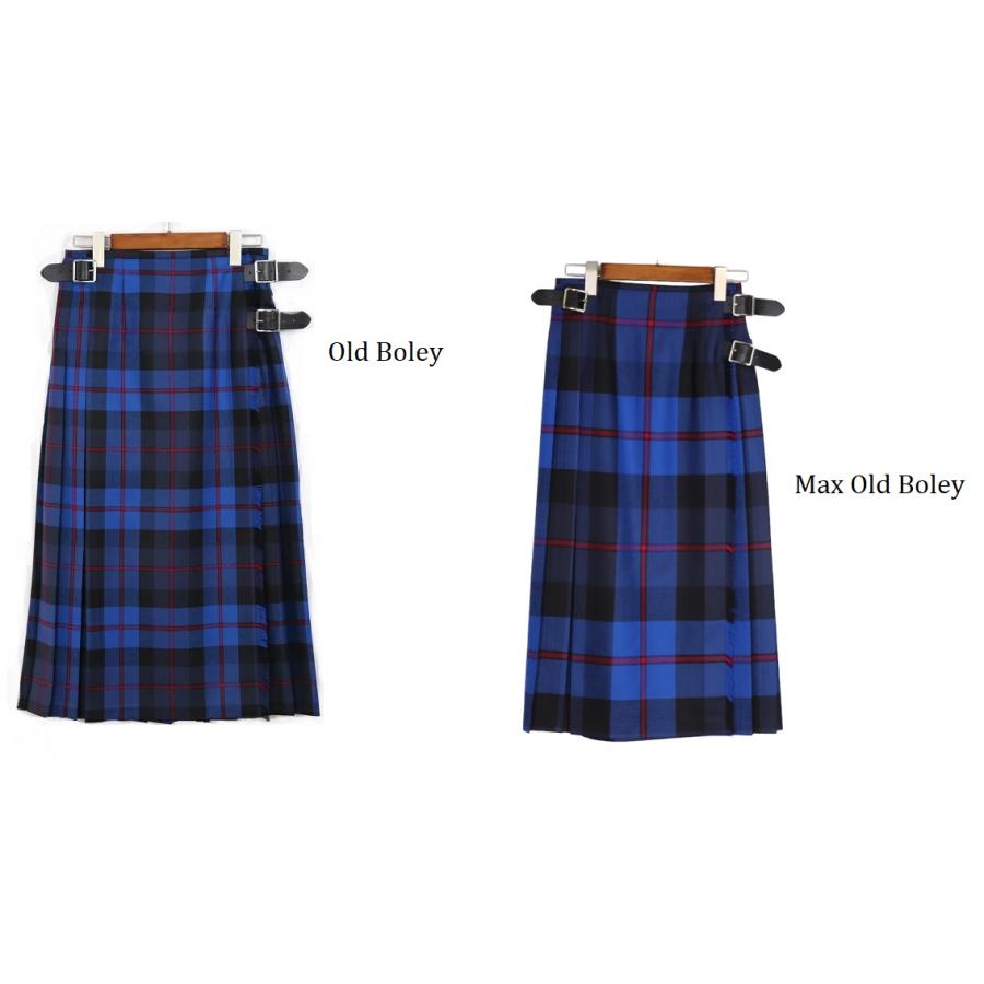 極美品 オニールオブダブリン 別注 バージンウールコンビキルトロングスカート 青 O'NEIL of DUBLIN(オニールオブダブリン)】CLASSIC PATCHWORK LONG